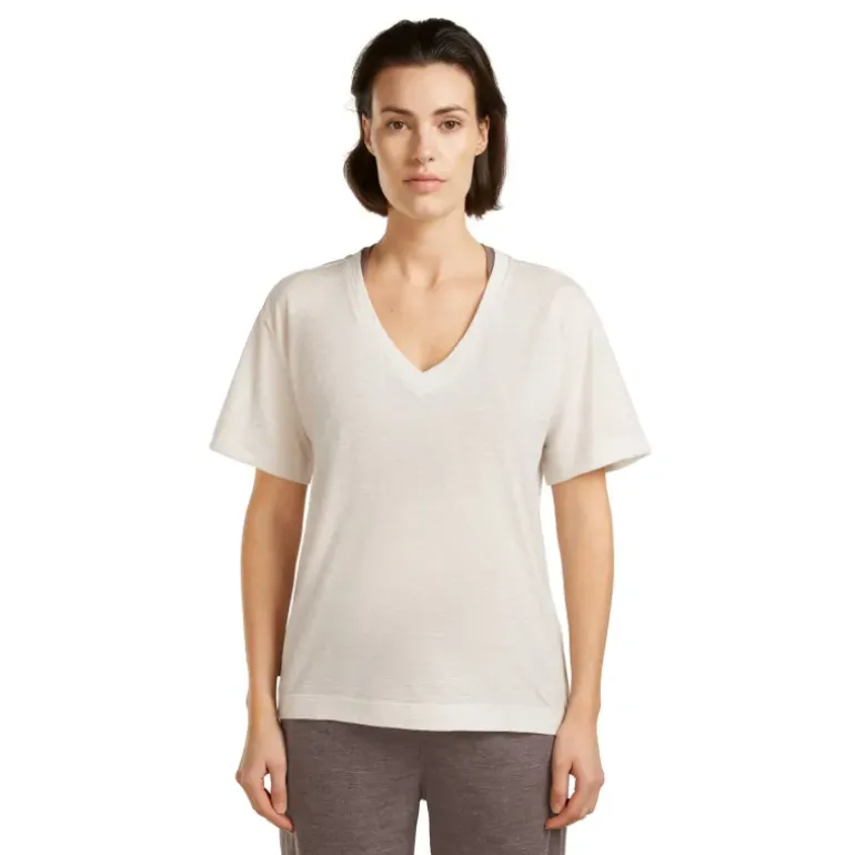 T-shirt col en V 150 Tech Lite Relax V Neck femme