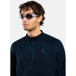 T-SHIRT MANCHES LONGUES 1/2 ZIP ESSENTIAL HOMME