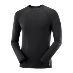 T-SHIRT MANCHES LONGUES CROSS RUN HOMME NOIR