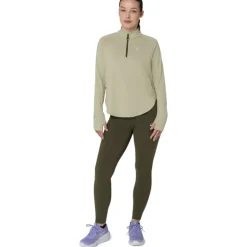 T-shirt manches longues Nagino Run 1/4 zip femme