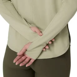 T-shirt manches longues Nagino Run 1/4 zip femme