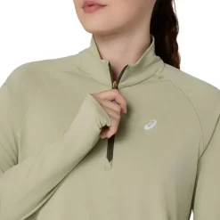 T-shirt manches longues Nagino Run 1/4 zip femme