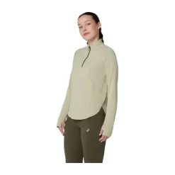 T-shirt manches longues Nagino Run 1/4 zip femme