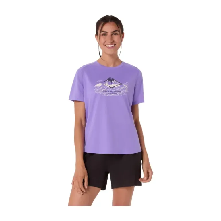 T-shirt running FUJITRAIL LOGO SS TOP femme