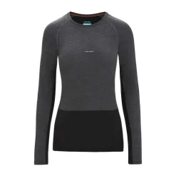 T-SHIRT ZONEKNIT MANCHES LONGUES MERINO 125 FEMME