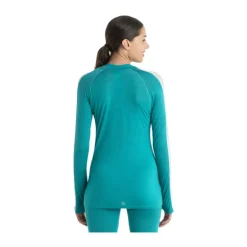T-SHIRT ZONEKNIT MANCHES LONGUES MERINO 125 FEMME