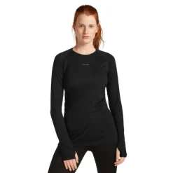 T-SHIRT ZONEKNIT MANCHES LONGUES MERINO 125 FEMME