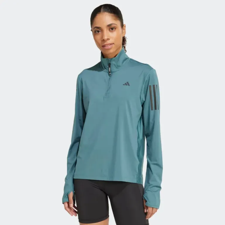 VESTE DEMI-ZIP OWN THE RUN FEMME